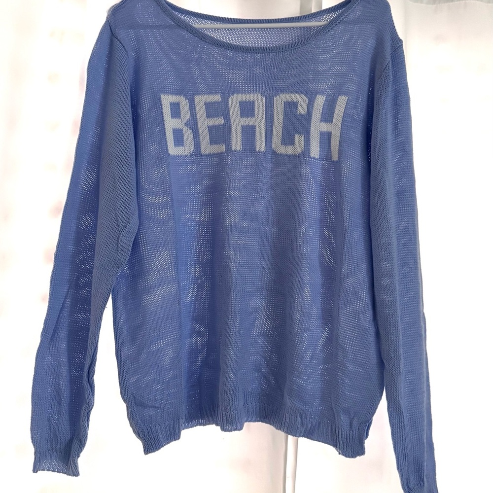 Blue Beach Sweater